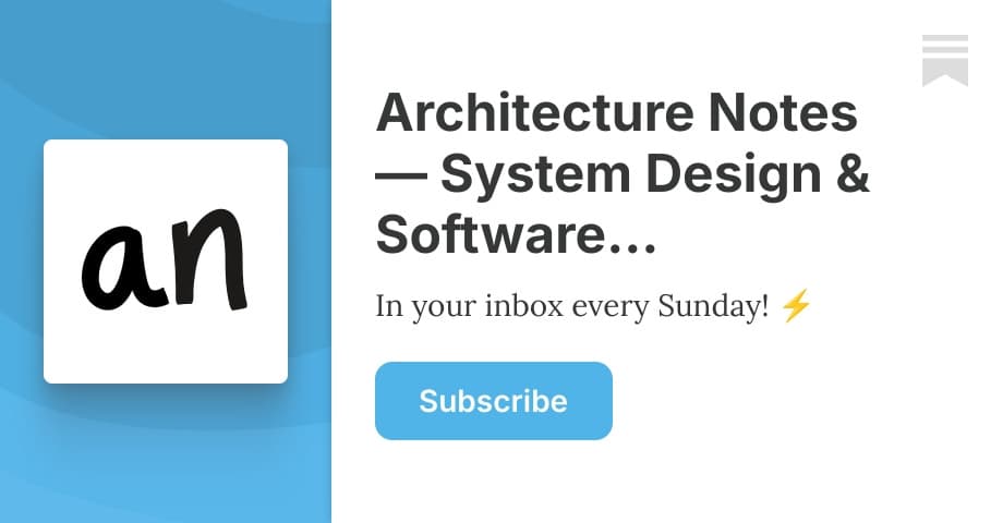 Architecture Notes — System Design & Software Development | Mahdi Yusuf | Substack